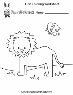 Lion Coloring Page