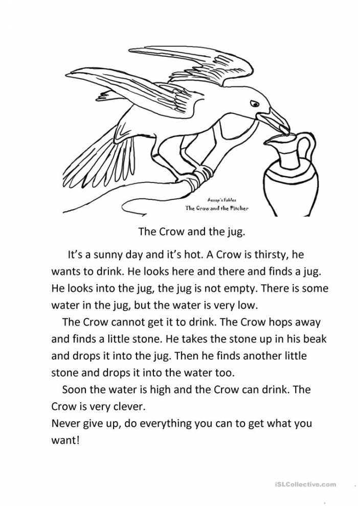 The Crow And The Jug