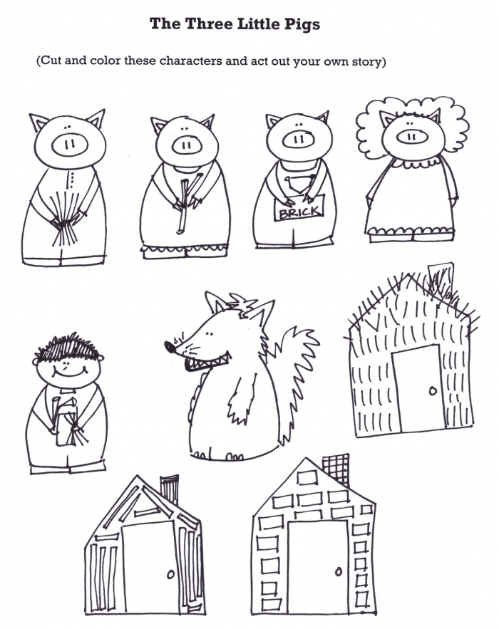 The Three Little Pigs Worksheets