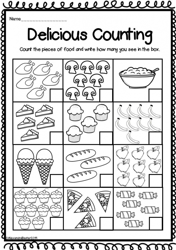 This Product Includes  Different Worksheets For Counting