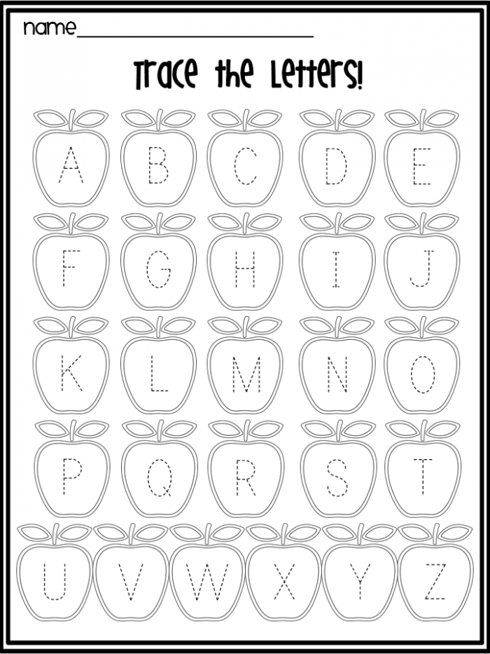 Apple Trace The Uppercase Letters