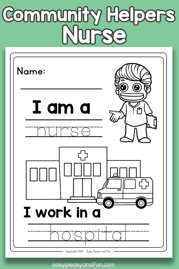 Community Workers Nurse Worksheets  Easy Peasy And Fun Membership