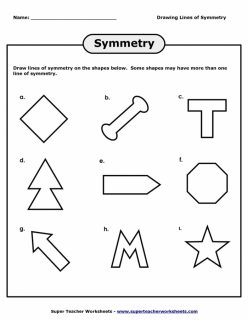 Drawing Lines Of Symmetry