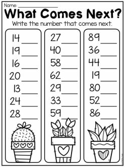Number Order: What Comes After?
