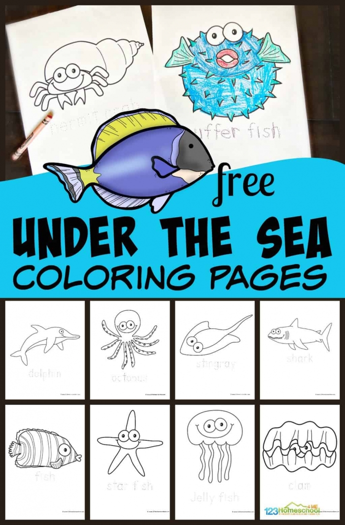 Free Fish Coloring Pages For Kids