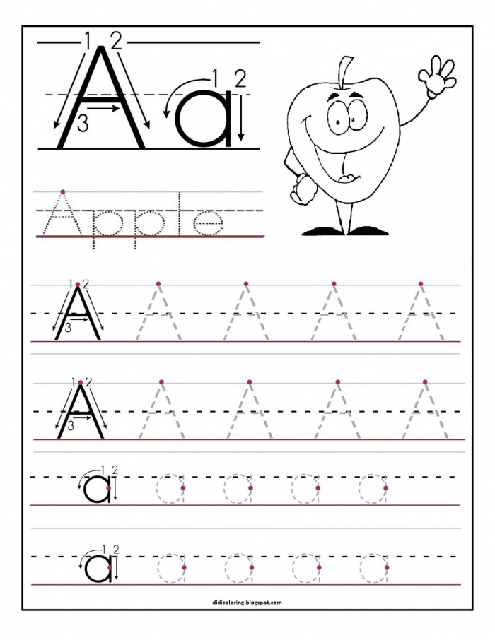 Free Printable Worksheet Letter For Your Child To Learn And