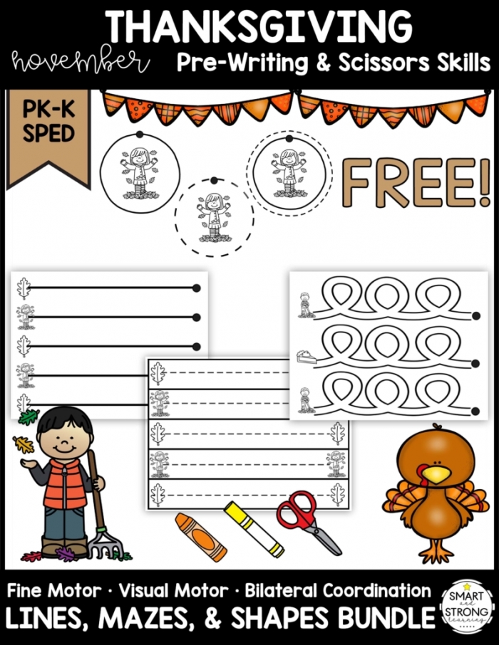 Free Thanksgiving Worksheets