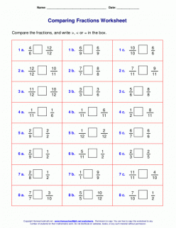 Comparing Fractions Check-In
