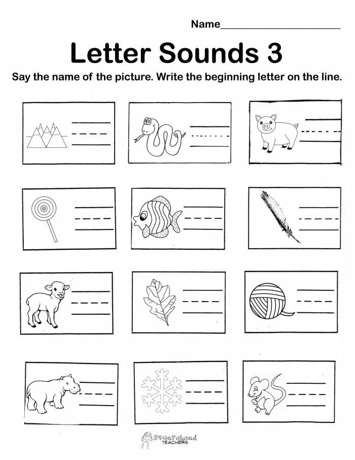 Letter Words Worksheets Kindergarten Class Ideas Lessons