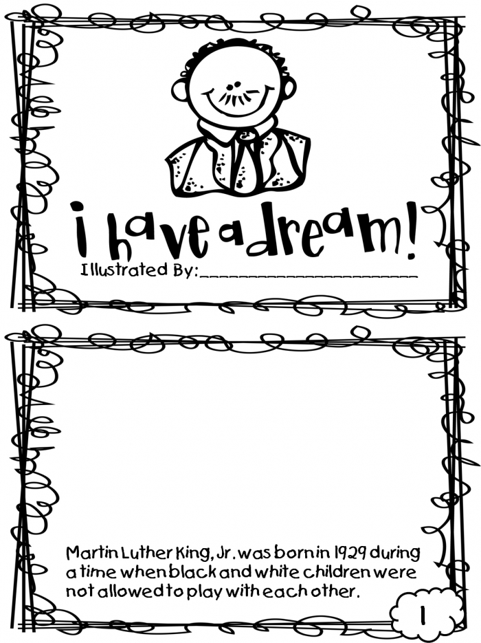Martin Luther King Coloring Pages And Worksheets Best Dream