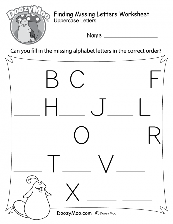 Math Worksheet  Math Worksheet Printable Alphabet Worksheets