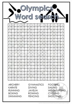 Olympic Word Search