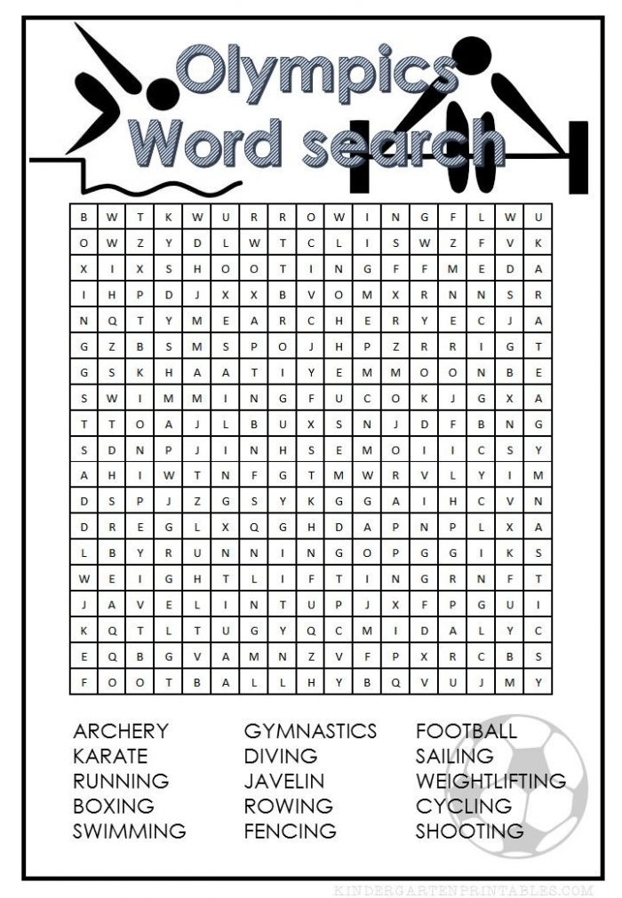 Olympics Word Search