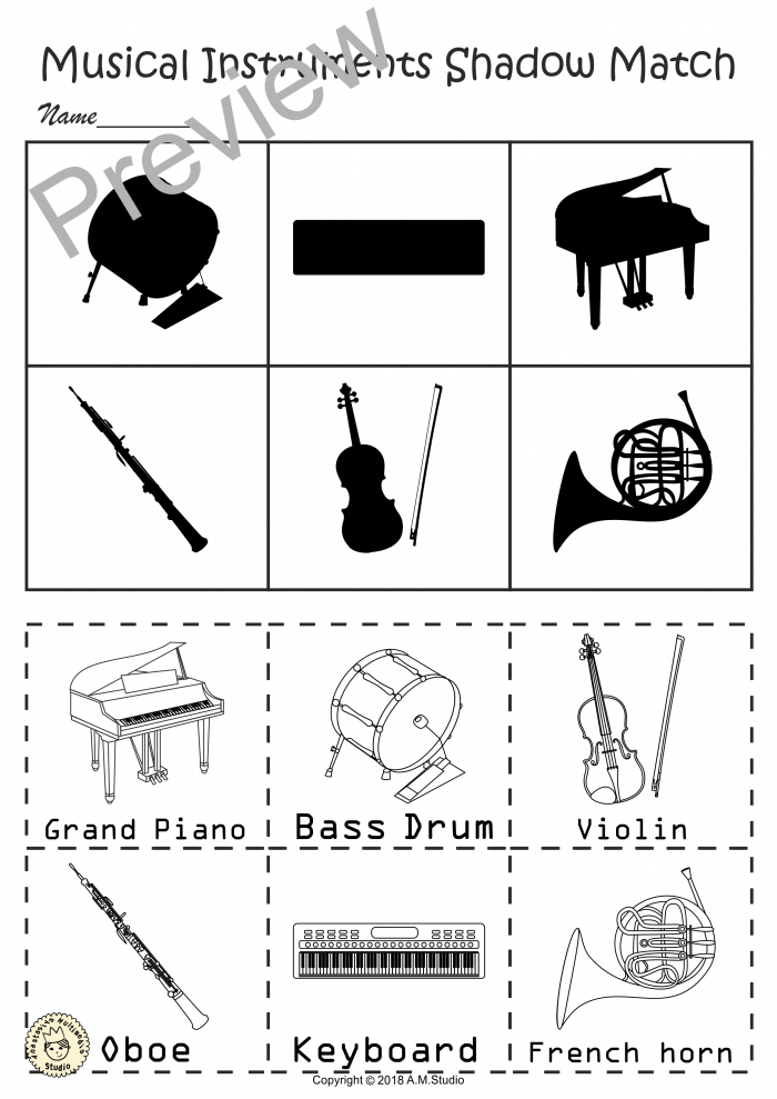 Pin On Musical Instrument Activities