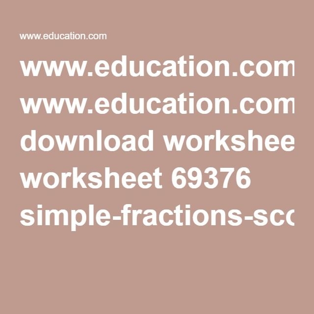 Simple Fractions With Scooter