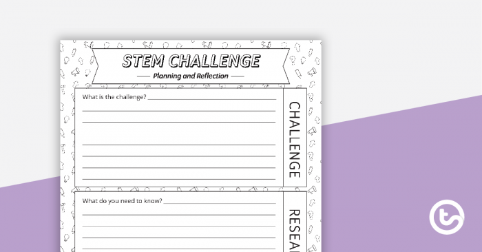 Stem Planning And Reflection Sheet