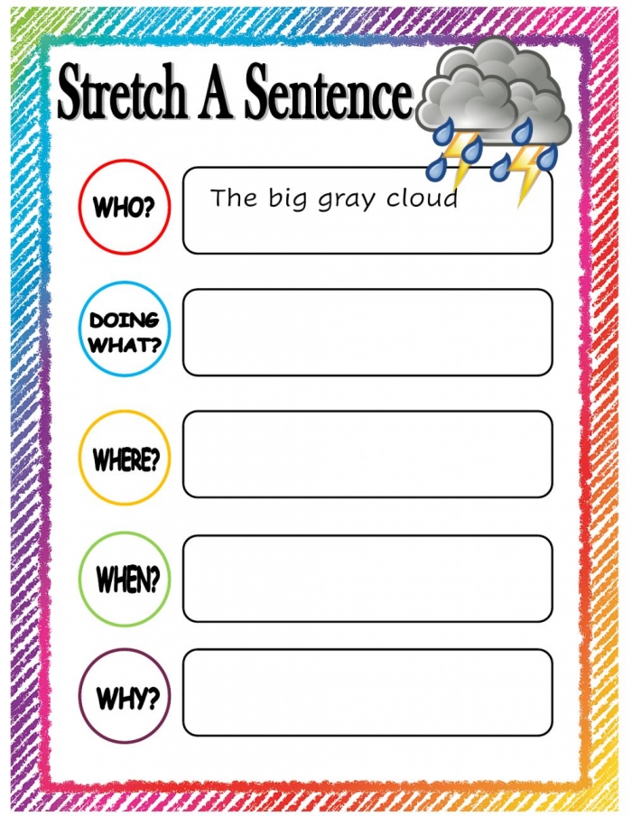Stretch The Sentence Activity