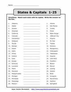 States And Capitals Practice: What’s That State? 1