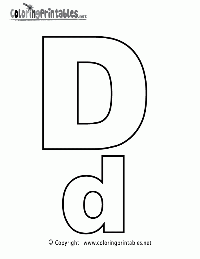 letter d coloring page worksheets 99worksheets