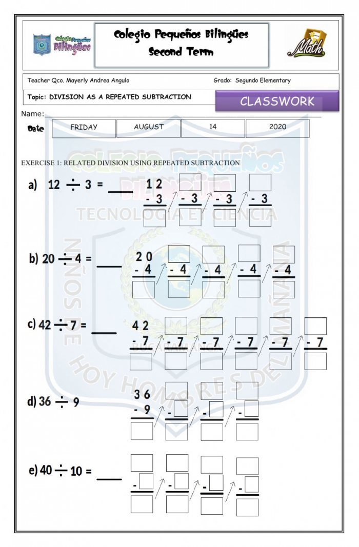 Grade Two Math Worksheets Grade Two Math Worksheets