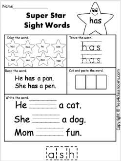 Sight Words: About To Any