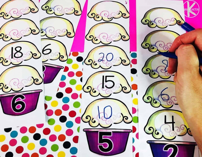 Free Sundae Skip Counting Activity