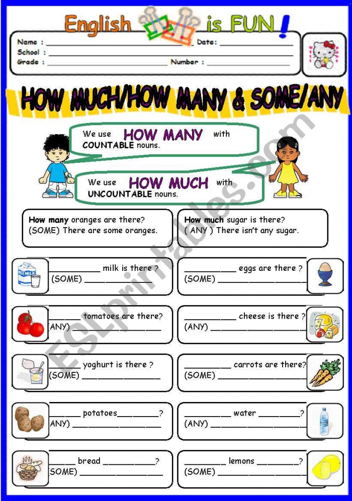 How Much How Many And Someany