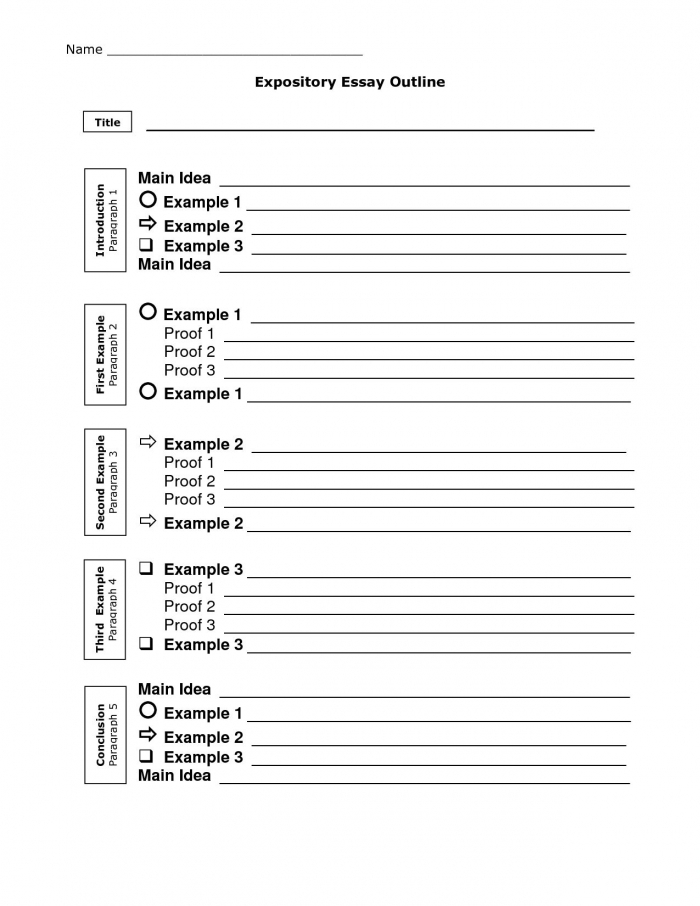Informational Outlines  Worksheets