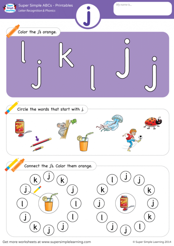Letter Recognition   Phonics Worksheet