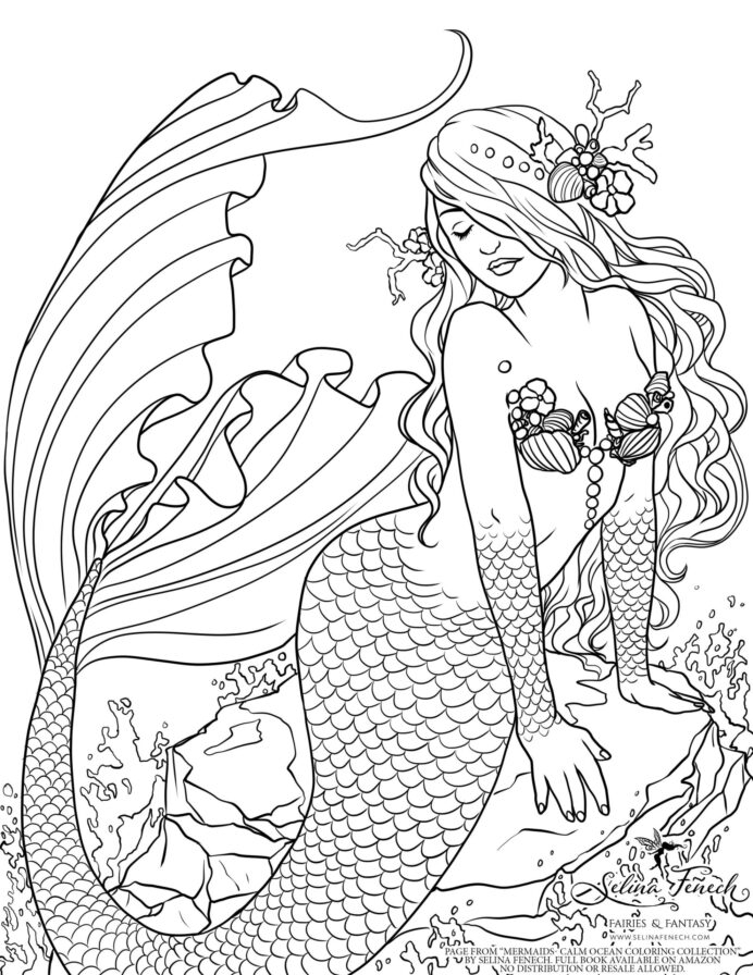 Marvelous Mermaid Coloring Sheets Unicorn Mermaid Coloring Pages