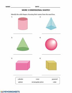 more d shapes worksheet 7