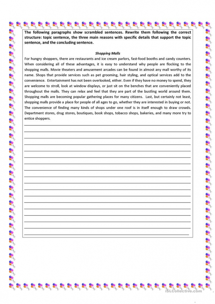 Paragraph Structure