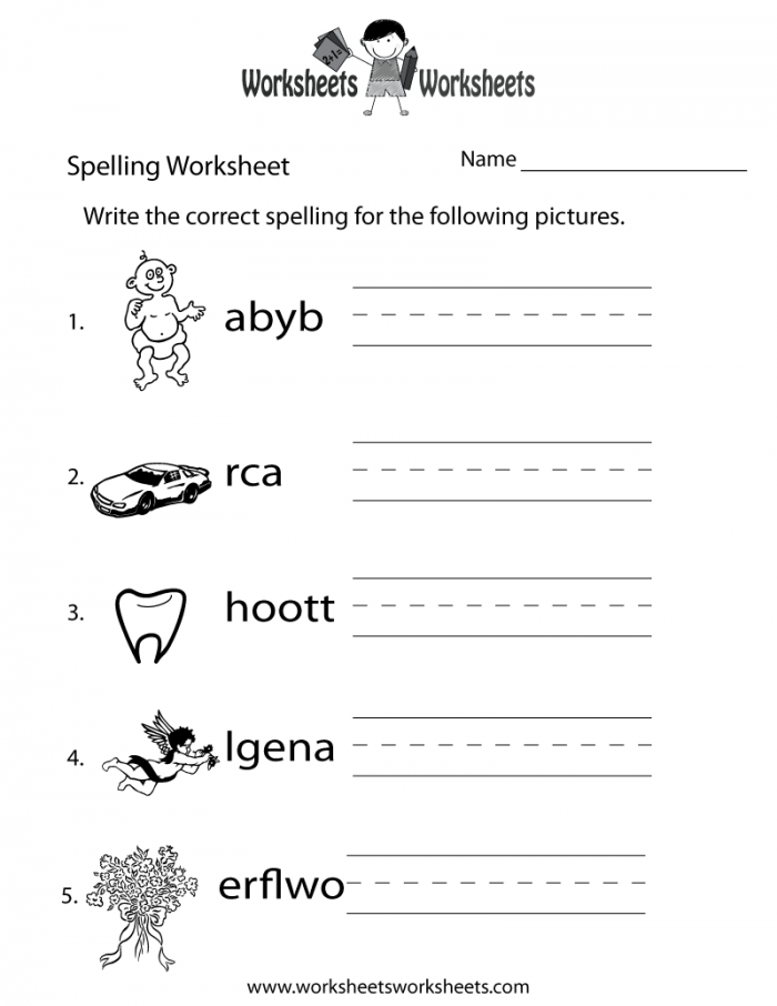 Pin On Spelling Worksheets