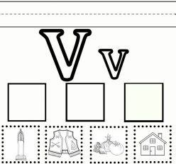 Learning The Letter V