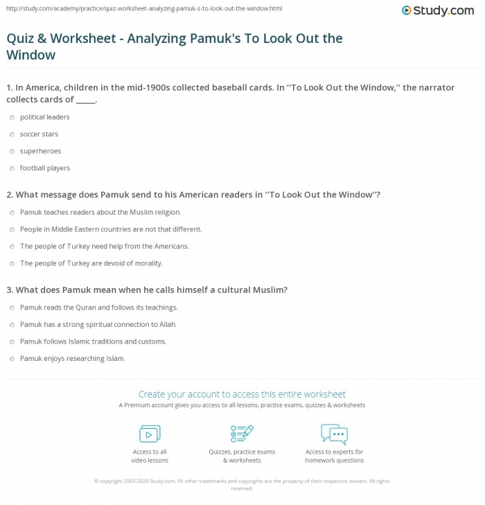 Quiz   Worksheet