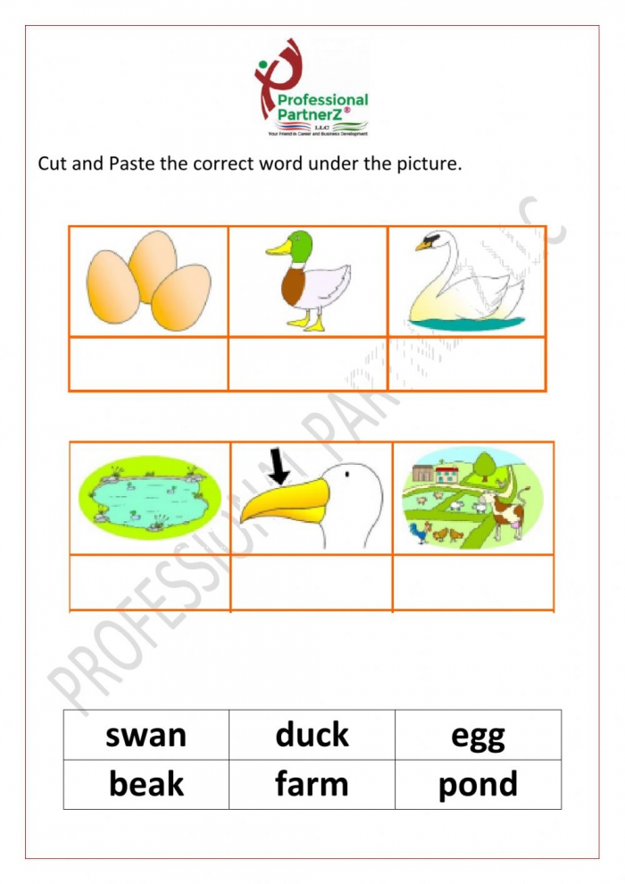 The Ugly Duckling Activity For Pre