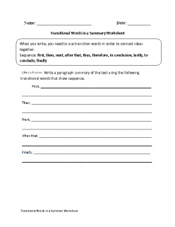 Write A Simple Summary