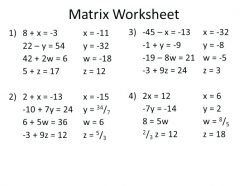 Pre-Algebra Puzzle #1