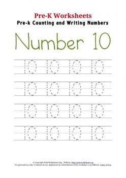 Tracing Numbers: 10