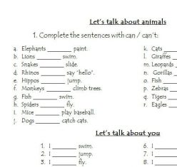 Tell About Animals