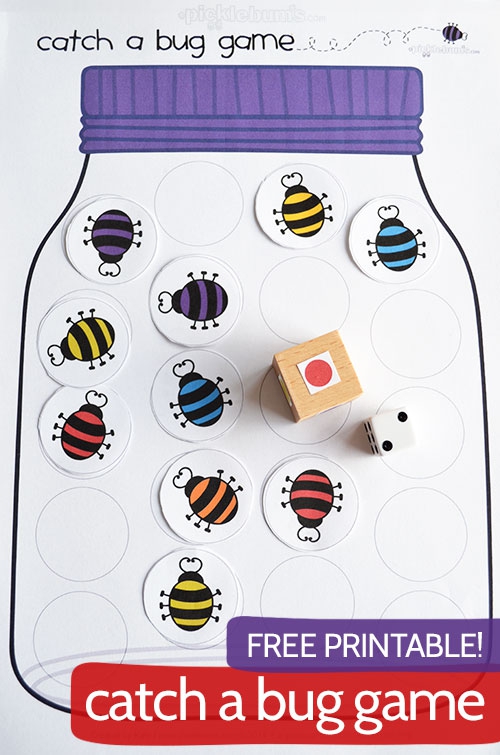 Catch A Bug Free Printable Game