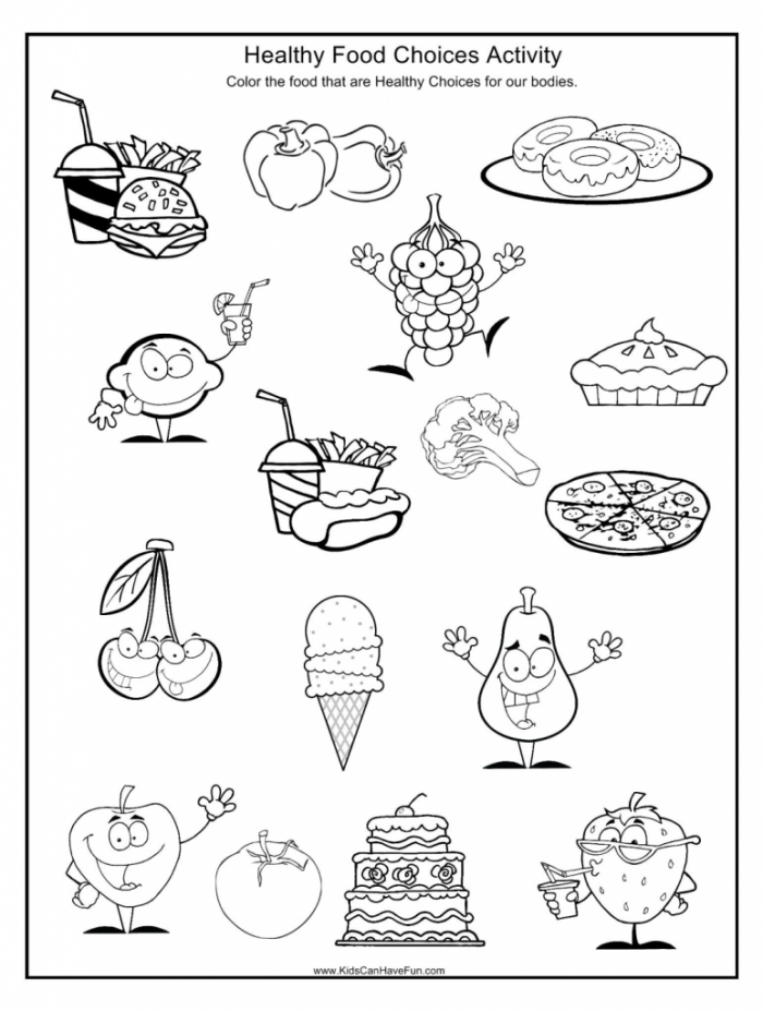 food-is-fantastic-healthy-or-not-healthy-worksheets-99worksheets