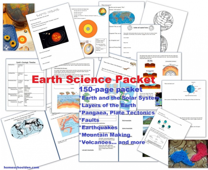 Earth Science Packet Layers Of The Earth  Plate Tectonics
