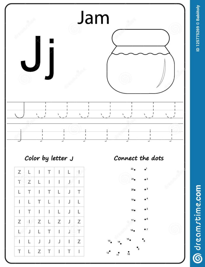 Fantastic Letter J Preschool Worksheets Image Inspirations Free