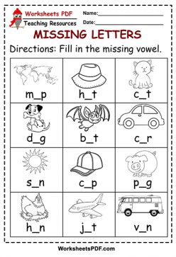 Fill In The Blank Letters