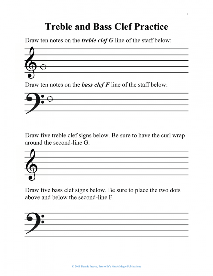 Free Printable Music Note Naming Worksheets  Presto Its Music