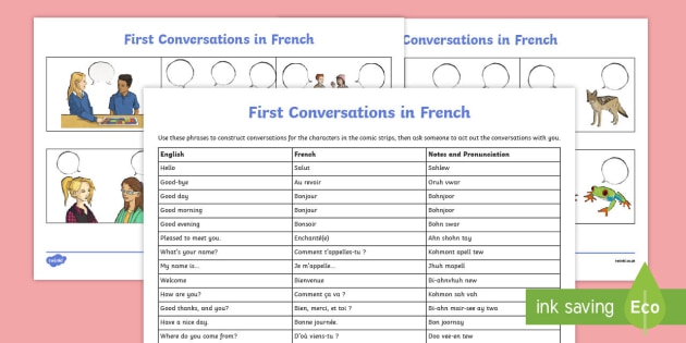 French Greetings Worksheet  Worksheet Teacher Made