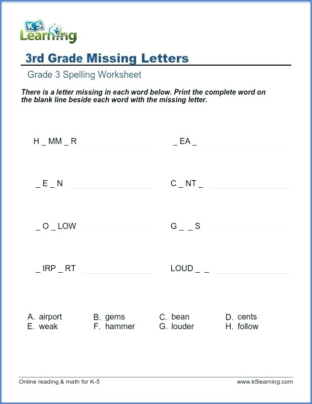 Grade Worksheets Fun Spelling Practice Contraction Action Gr Pin