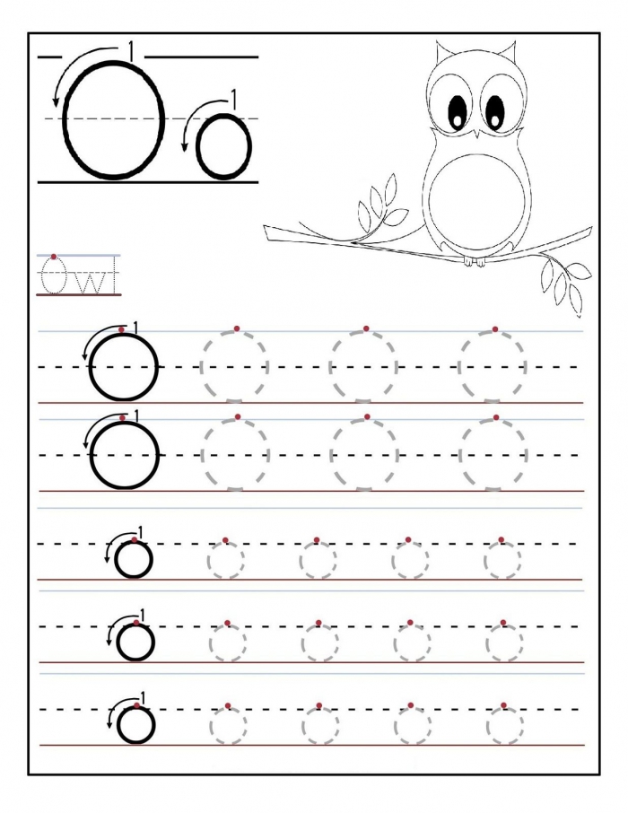 Letter O Worksheets For Preschool