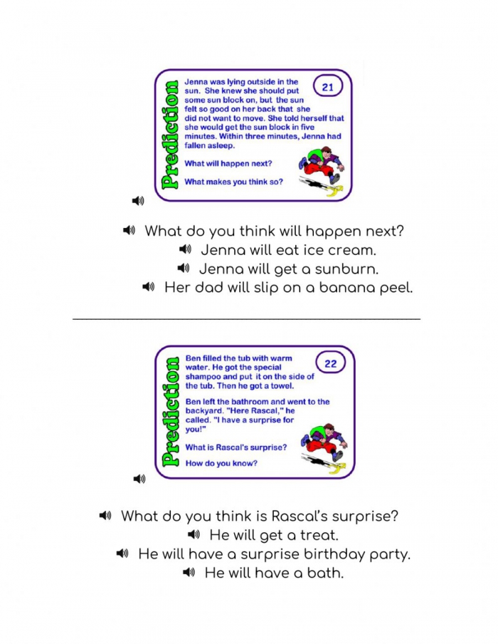 Predict Worksheet